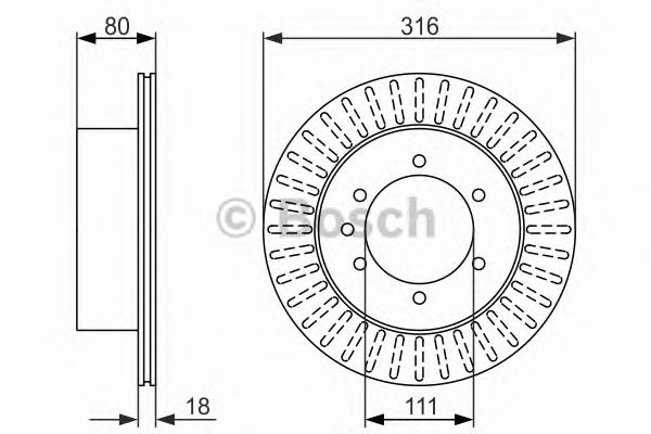 Тормозной диск BOSCH 0 986 479 385