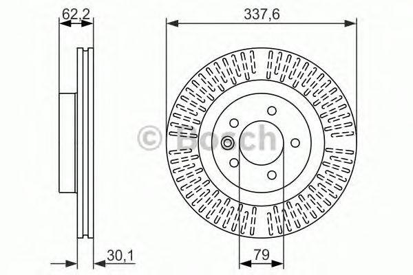 Тормозной диск BOSCH 0 986 479 705