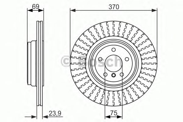 Тормозной диск BOSCH 0 986 479 730