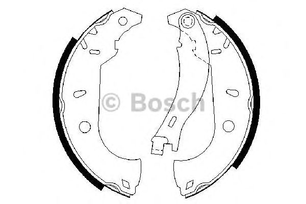 Тормозные колодки BOSCH 0 986 487 255
