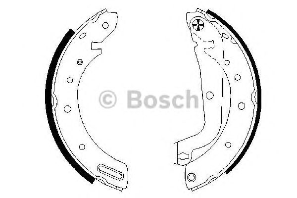 Тормозные колодки BOSCH 0 986 487 583