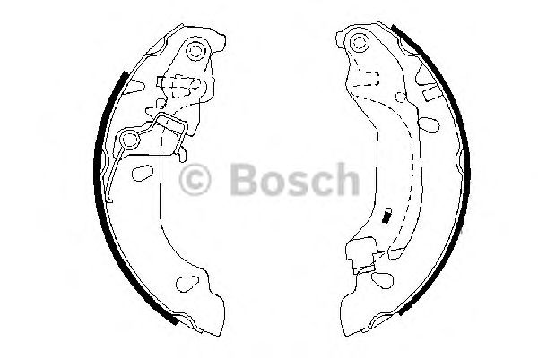 Тормозные колодки BOSCH 0 986 487 669