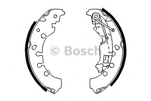 Тормозные колодки BOSCH 0 986 487 702