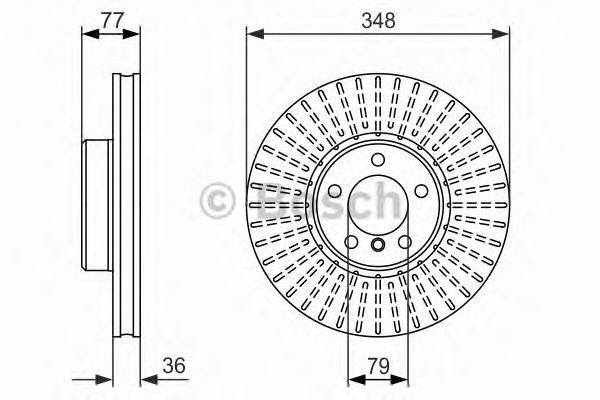 Тормозной диск BOSCH 0 986 479 774