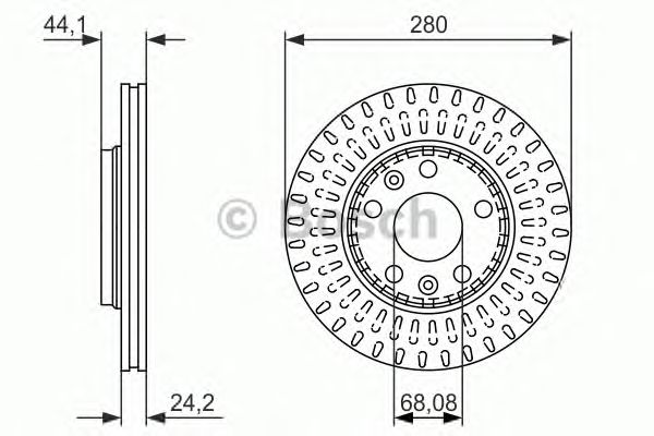 Тормозной диск BOSCH 0 986 479 777