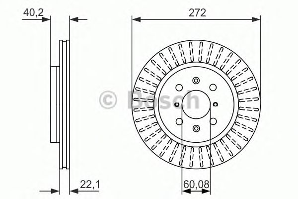Тормозной диск BOSCH 0 986 479 789
