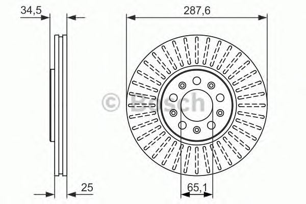 Тормозной диск BOSCH 0 986 479 914