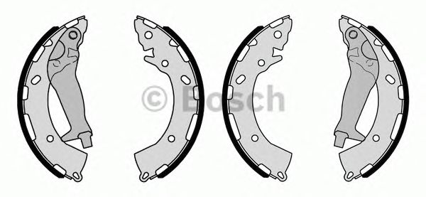 Тормозные колодки BOSCH F 026 008 023