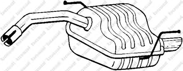 Глушитель BOSAL 100-169