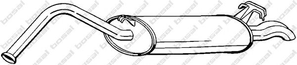 Глушитель BOSAL 278-513