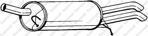 Глушитель BOSAL 105-139