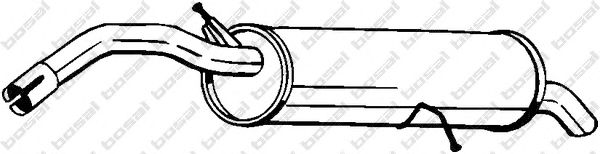 Глушитель BOSAL 135-105