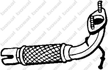 Труба выхлопного газа BOSAL 703-113