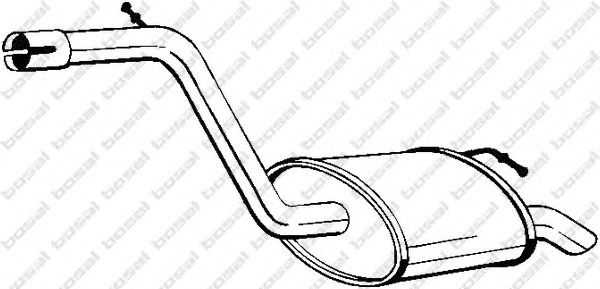 Глушитель BOSAL 154-187