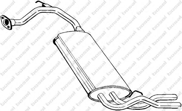 Глушитель BOSAL 278-353