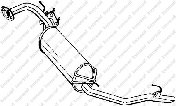 Глушитель BOSAL 282-911