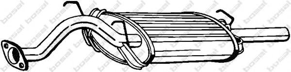Глушитель BOSAL 163-157