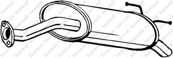 Глушитель BOSAL 163-391