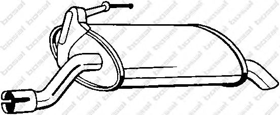 Глушитель BOSAL 163-027