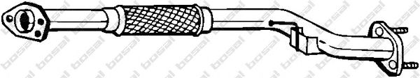 Труба выхлопного газа BOSAL 803-015