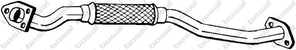 Труба выхлопного газа BOSAL 803-011