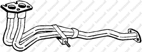 Труба выхлопного газа BOSAL 802-433