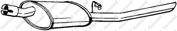 Глушитель BOSAL 185-225
