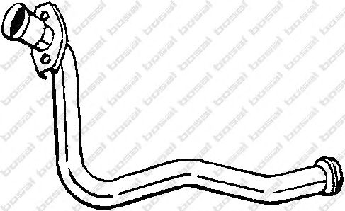 Труба выхлопного газа BOSAL 740-435
