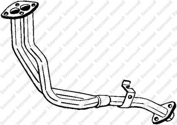 Труба выхлопного газа BOSAL 753-823