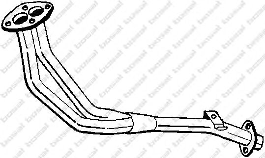 Труба выхлопного газа BOSAL 786-129