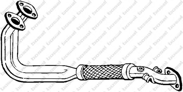 Труба выхлопного газа BOSAL 786-007
