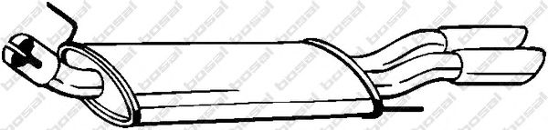Глушитель BOSAL 233-731