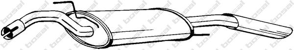 Глушитель BOSAL 279-511