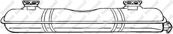 Резонатор BOSAL 233-203