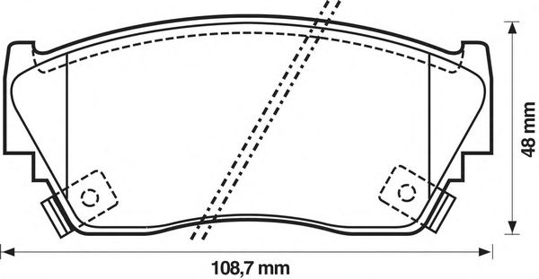 Тормозные колодки JURID 572210J