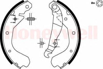 Тормозные колодки BENDIX 361417B