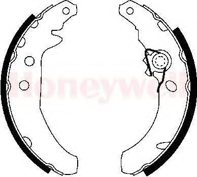 Тормозные колодки BENDIX 362300B