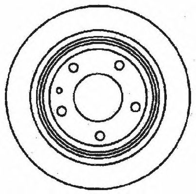 Тормозной диск BENDIX 561477B