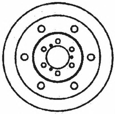 Тормозной диск BENDIX 561508B