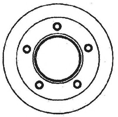 Тормозной диск BENDIX 561577B