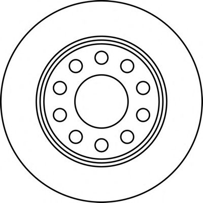 Тормозной диск BENDIX 562191B