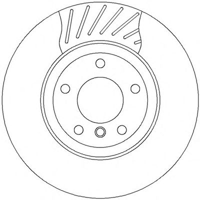 Тормозной диск BENDIX 562318B