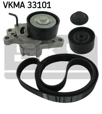 Комплект поликлинового ремня SKF VKMA 33101