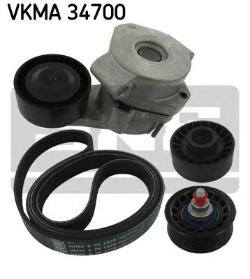 Комплект поликлинового ремня SKF VKMA 34700