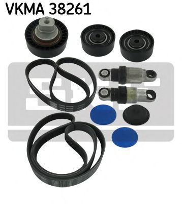 Комплект поликлинового ремня SKF VKMA 38261