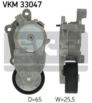 Натяжной ролик поликлинового ремня SKF VKM 33047
