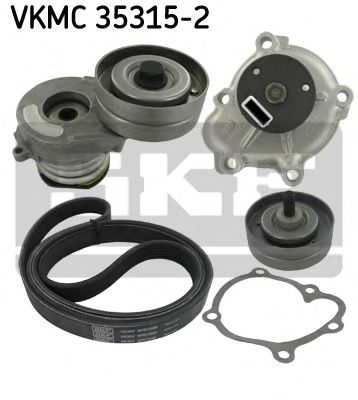 Водяной насос + комплект ручейковых ремней SKF VKMC 35315-2