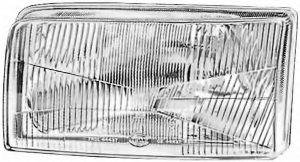 Вставка фари, основная фара HELLA 1AJ 136 502-021