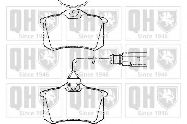Тормозные колодки QUINTON HAZELL BP1280