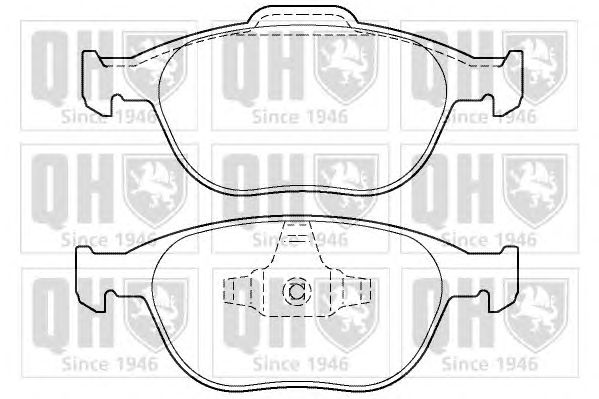 Тормозные колодки QUINTON HAZELL BP1358
